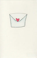 Hand painted Stationery - Love Note - Stationery