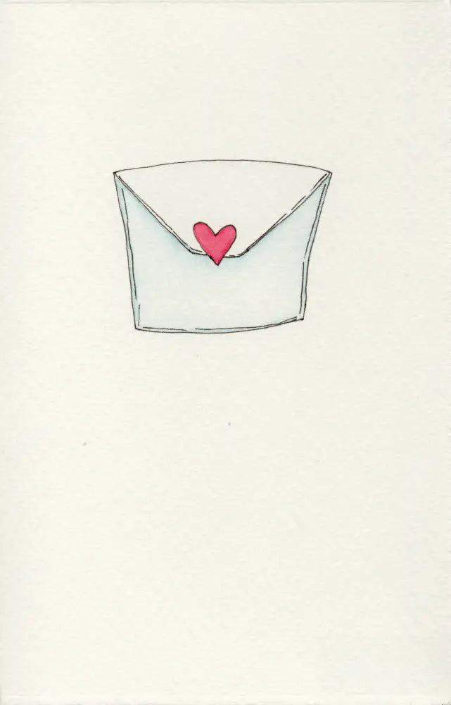 Hand painted Stationery - Love Note - Stationery