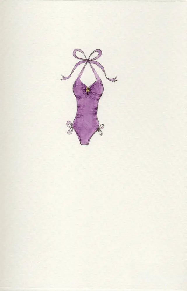 Hand painted Stationery - Swim Costume - Stationery