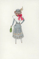 House of Soeur Souris Greeting Cards - 1920’s Mouse - Stationery