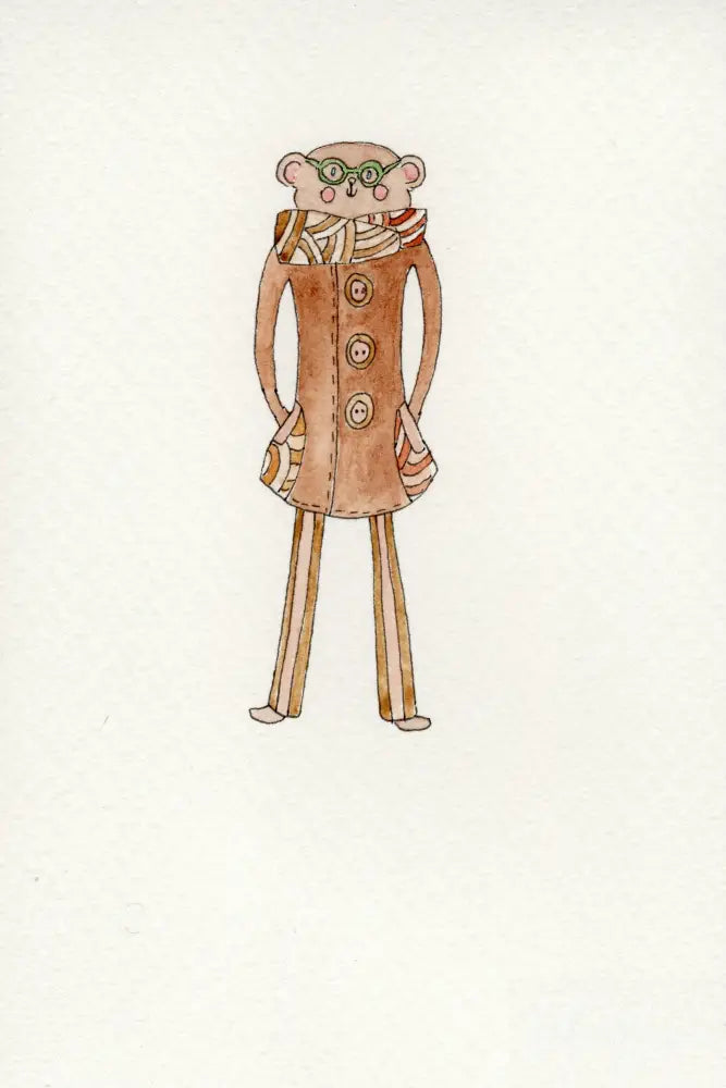 House of Soeur Souris Greeting Cards - 70’s Mouse - Stationery