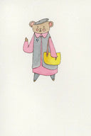 Sassy fashionable mouse by Kathy Kyle