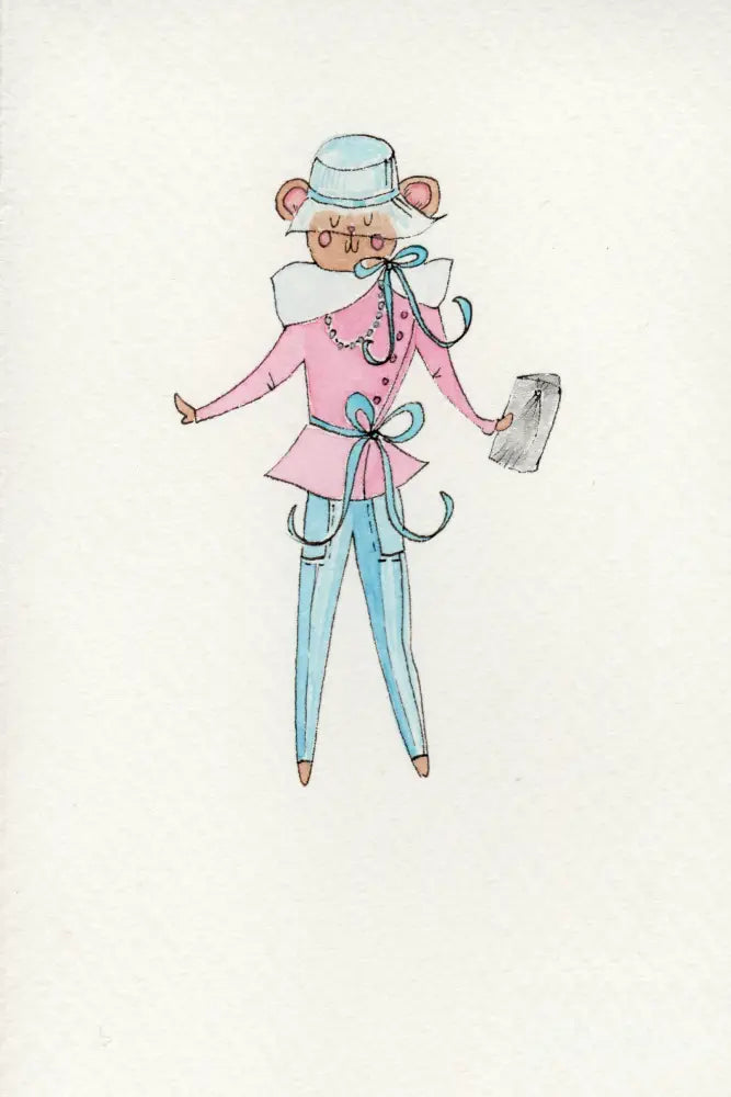 House of Soeur Souris Greeting Cards - Doris Day Mouse - Stationery