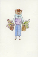 House of Soeur Souris Greeting Cards - Garden Mouse - Stationery
