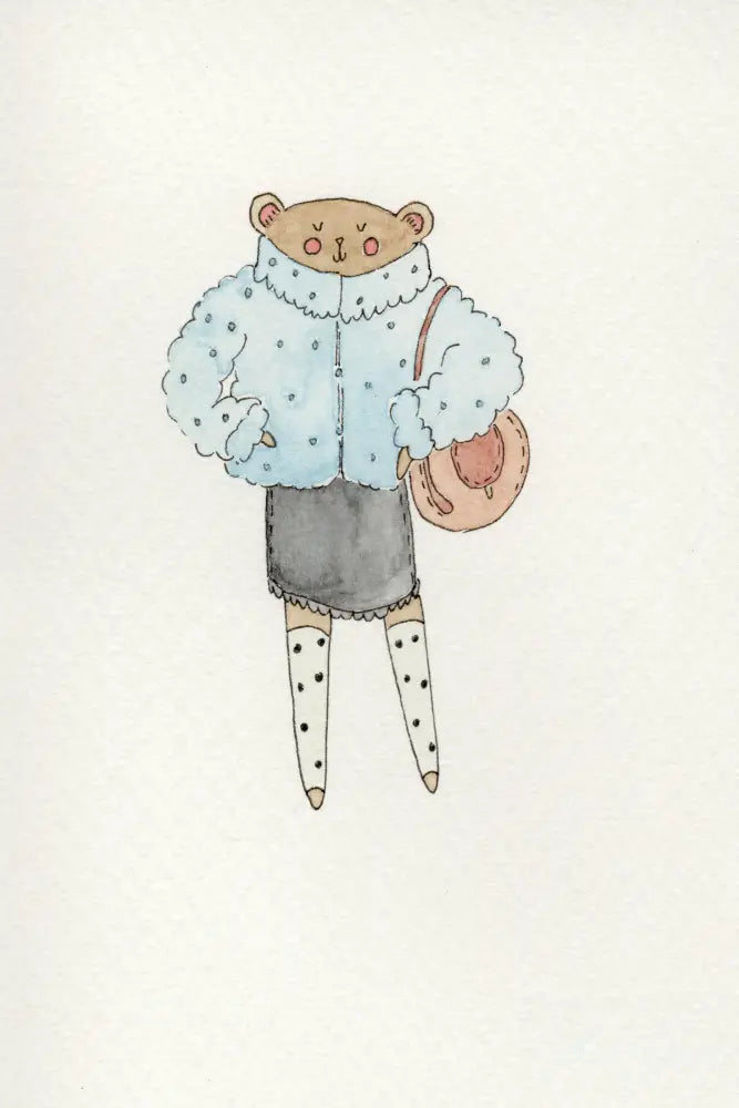 House of Soeur Souris Greeting Cards - Lily Allen Mouse - Stationery