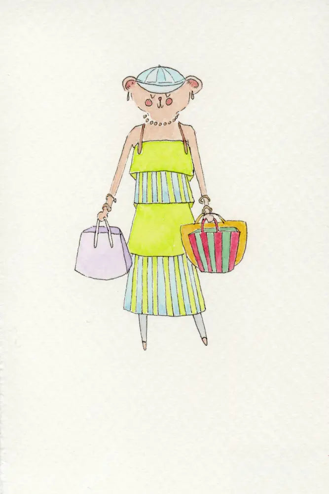 House of Soeur Souris Greeting Cards - Summer Mouse - Stationery