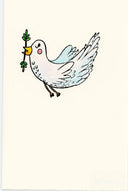 Letter Press Stationery - Peace Dove