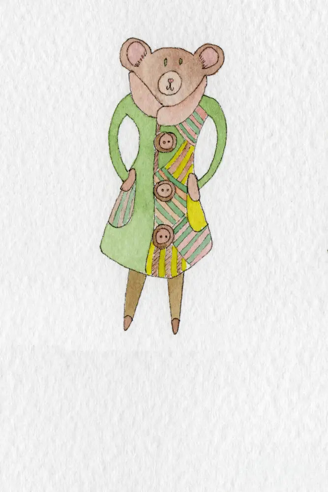 Meet Soeur Souris - Letterpress - Tweed coat - Stationery