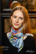 Moroccan Dreams Silk Scarf - Scarf