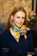 Pax et Amor - Peace and Love Silk Scarf - Scarf