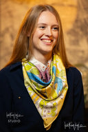 Pax et Amor - Peace and Love Silk Scarf - Scarf