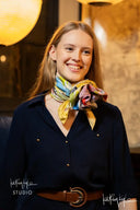 Pax et Amor - Peace and Love Silk Scarf - Scarf