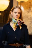 Pax et Amor - Peace and Love Silk Scarf - Scarf