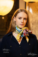 Pax et Amor - Peace and Love Silk Scarf - Scarf