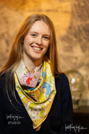 Pax et Amor - Peace and Love Silk Scarf - Scarf