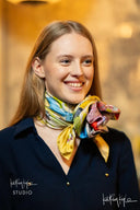 Pax et Amor - Peace and Love Silk Scarf - Scarf