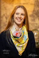 Pax et Amor - Peace and Love Silk Scarf - Scarf
