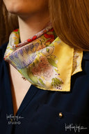 Pax et Amor - Peace and Love Silk Scarf - Small (45 x 45) - Scarf