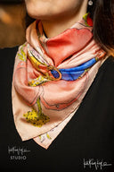 Pink Lady Silk Scarf - Scarf