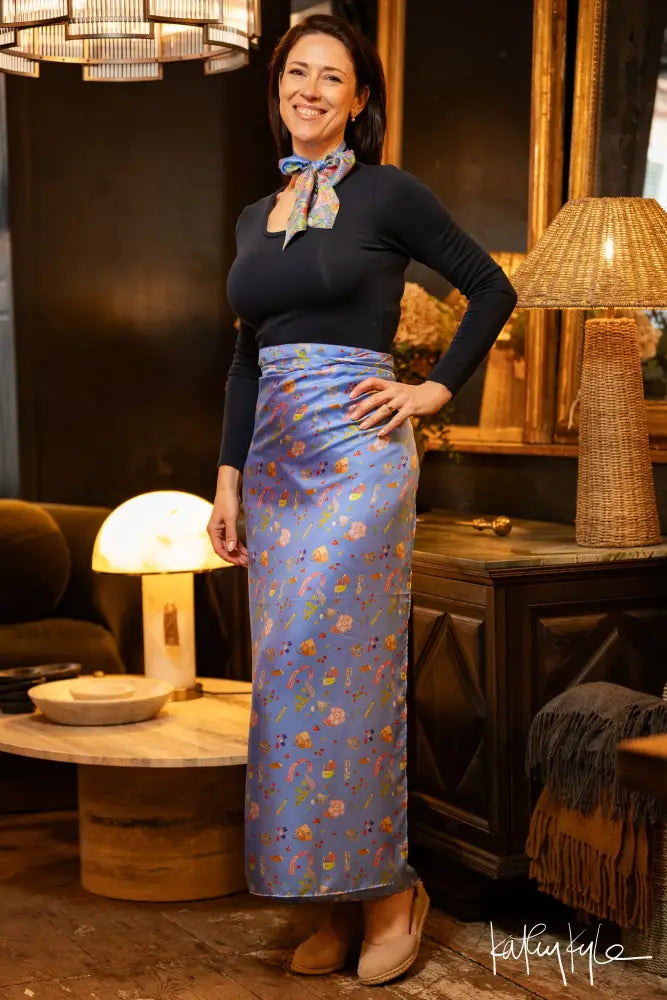 Sarong-Pareo Skirt - Blue - Capsule collection