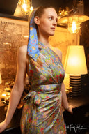 Sarong-Pareo Skirt - Blue Floral - Capsule collection