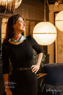 Teal Dreams Silk Scarf - Scarf