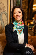 Teal Dreams Silk Scarf - Scarf
